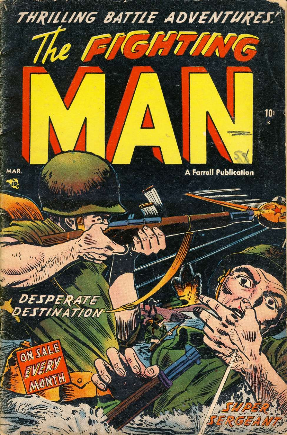 Comic Book Cover For Fighting Man 5