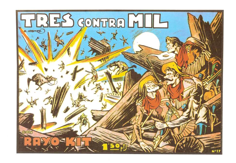 Comic Book Cover For Rayo Kit 17 - Tres Contra Mil