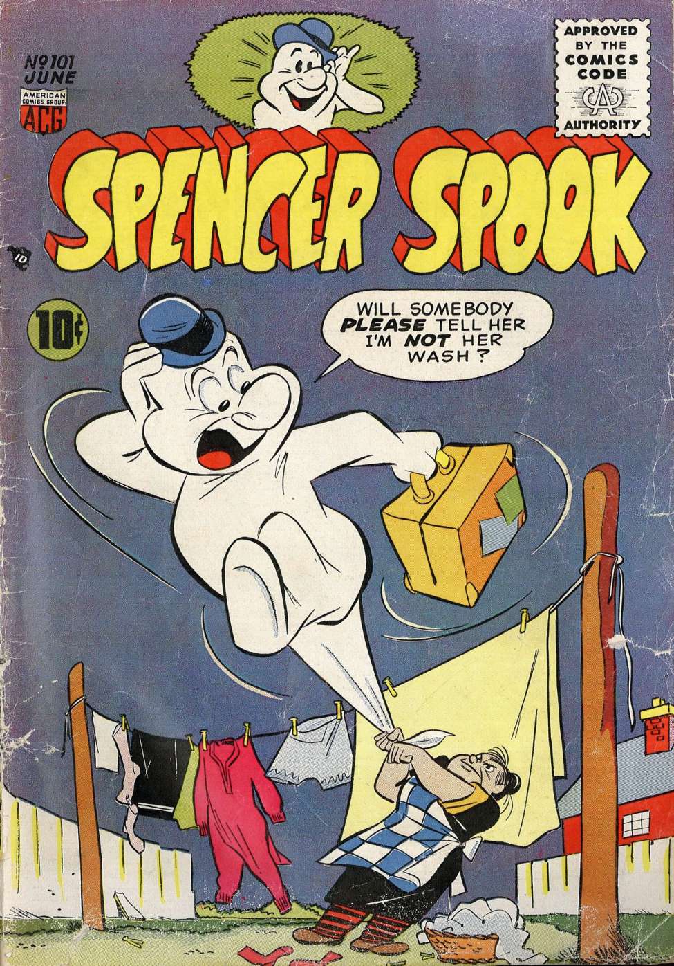 Comic Book Cover For Spencer Spook 101