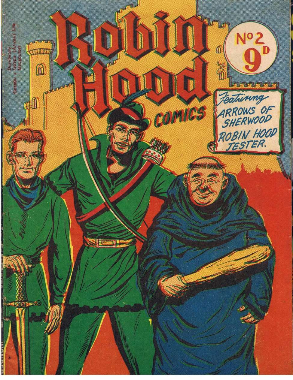 Comic Book Cover For Robin Hood 2