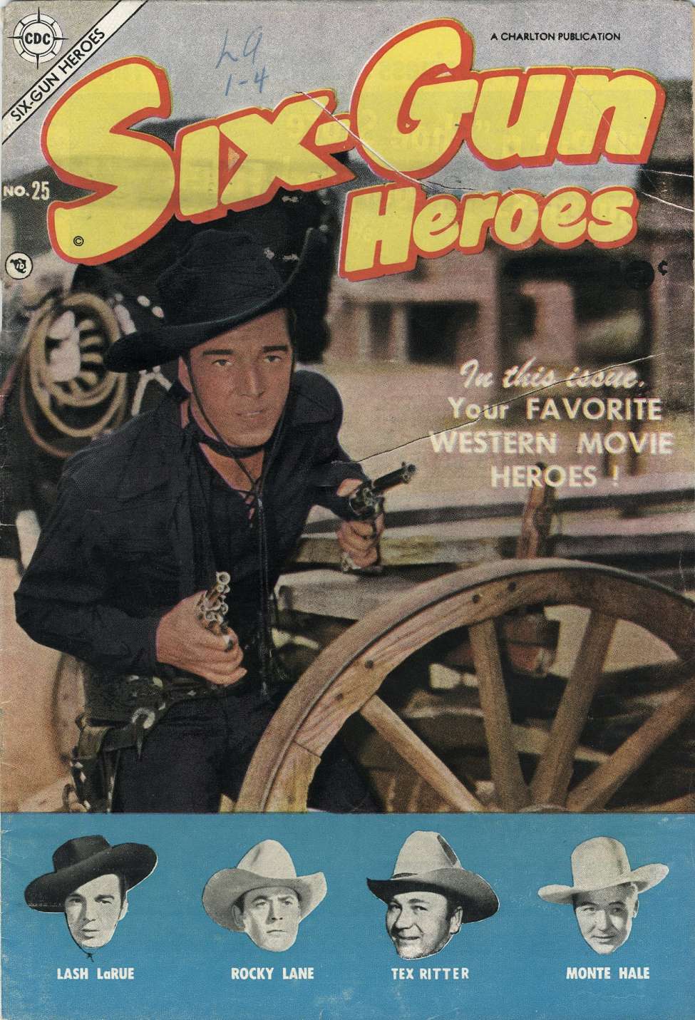 Comic Book Cover For Six-Gun Heroes 25