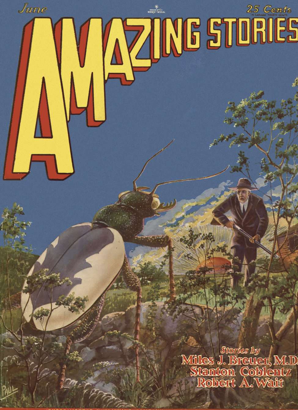Book Cover For Amazing Stories v4 3 - The Radio Telescope - Clardy