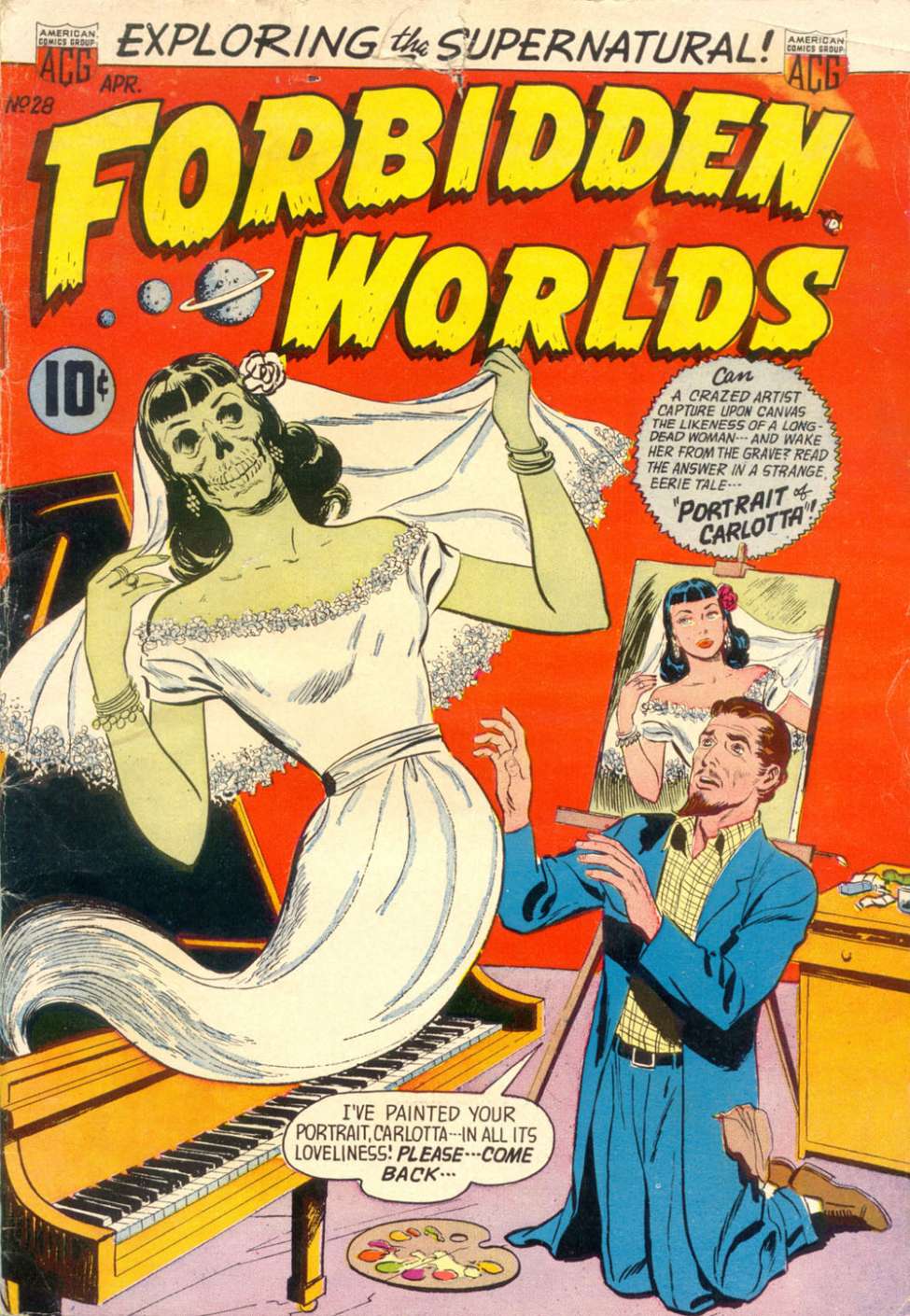Comic Book Cover For Forbidden Worlds 28