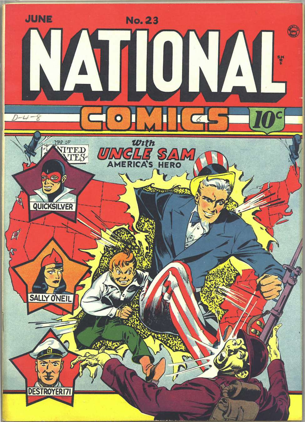 Book Cover For National Comics 23
