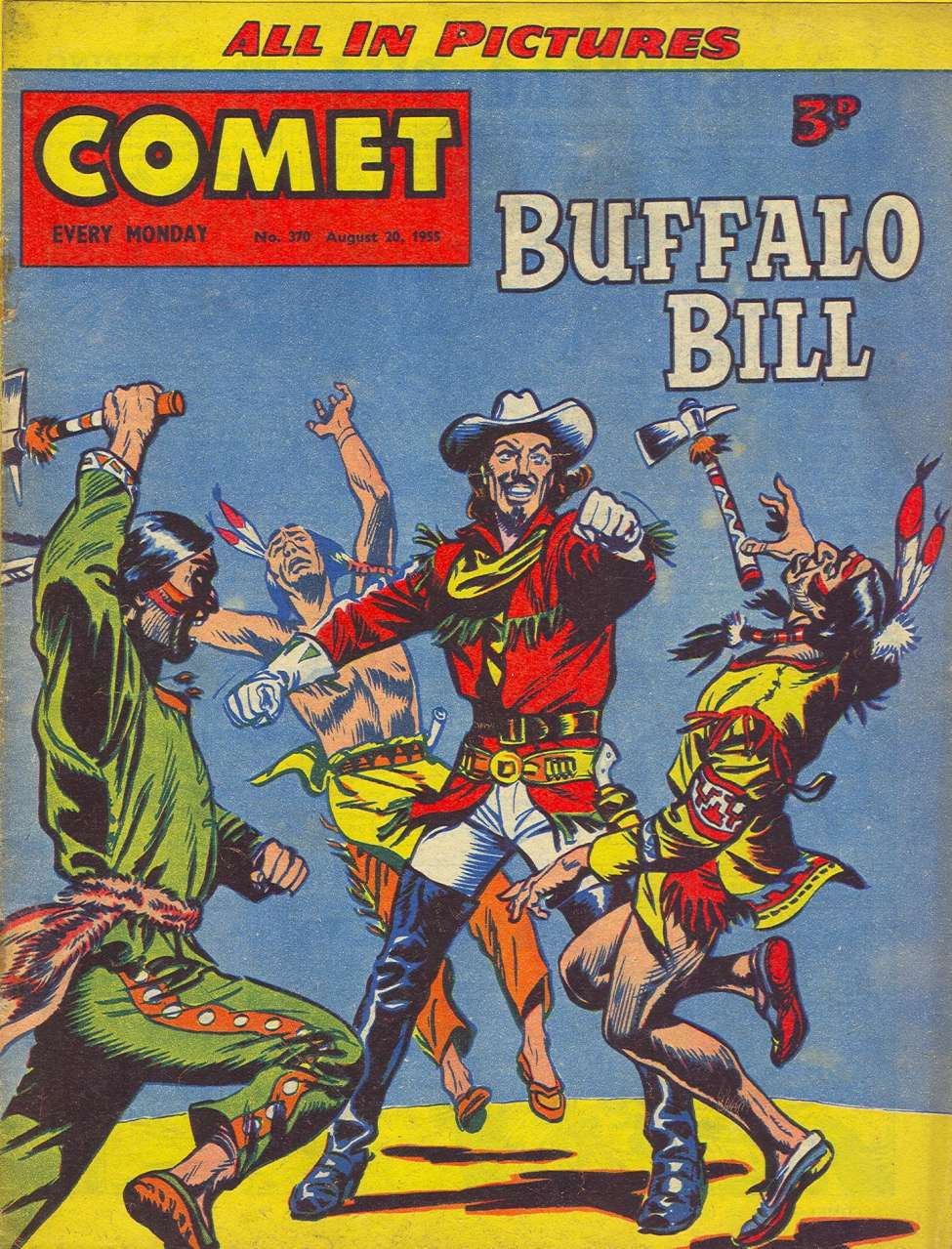 Comic Book Cover For The Comet 370