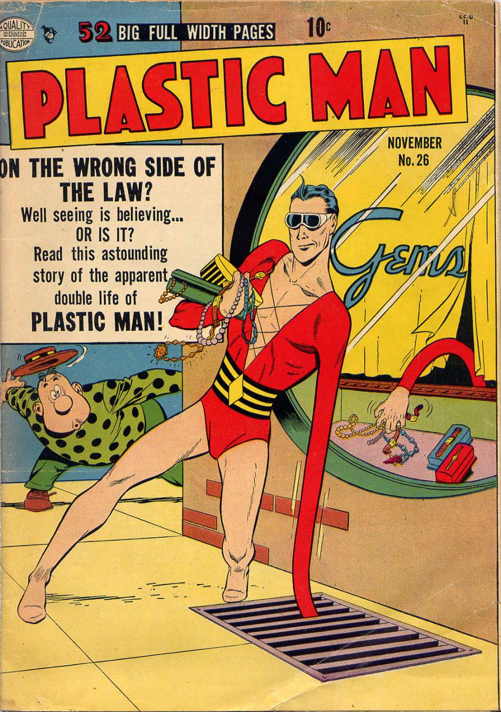 Comic Book Cover For Plastic Man 26