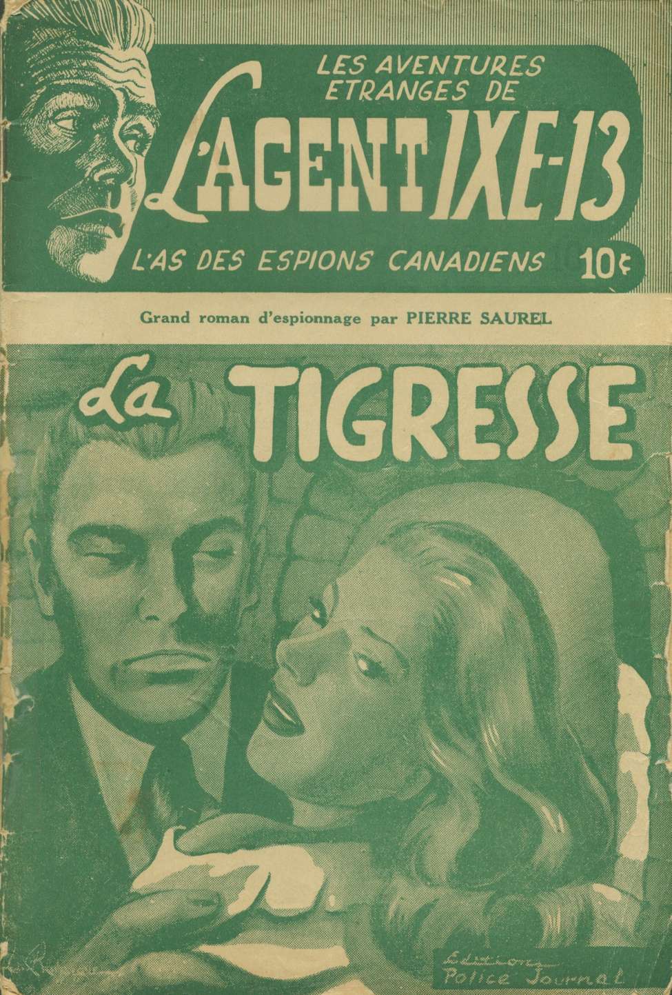 Comic Book Cover For L'Agent IXE-13 v1 2 - La tigresse