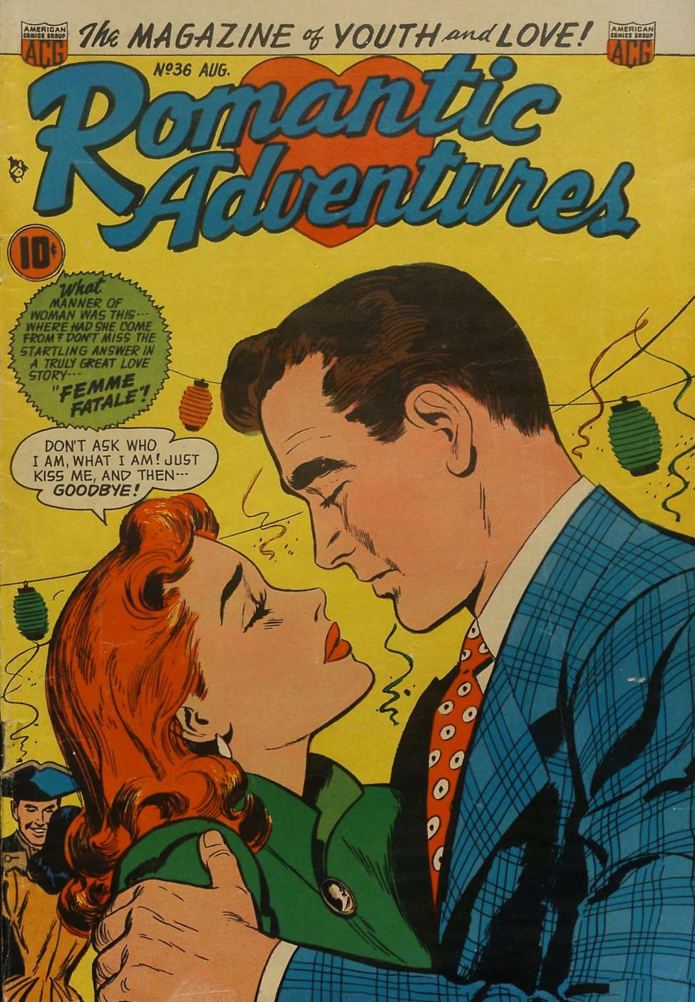 Comic Book Cover For Romantic Adventures 36 - Version 2