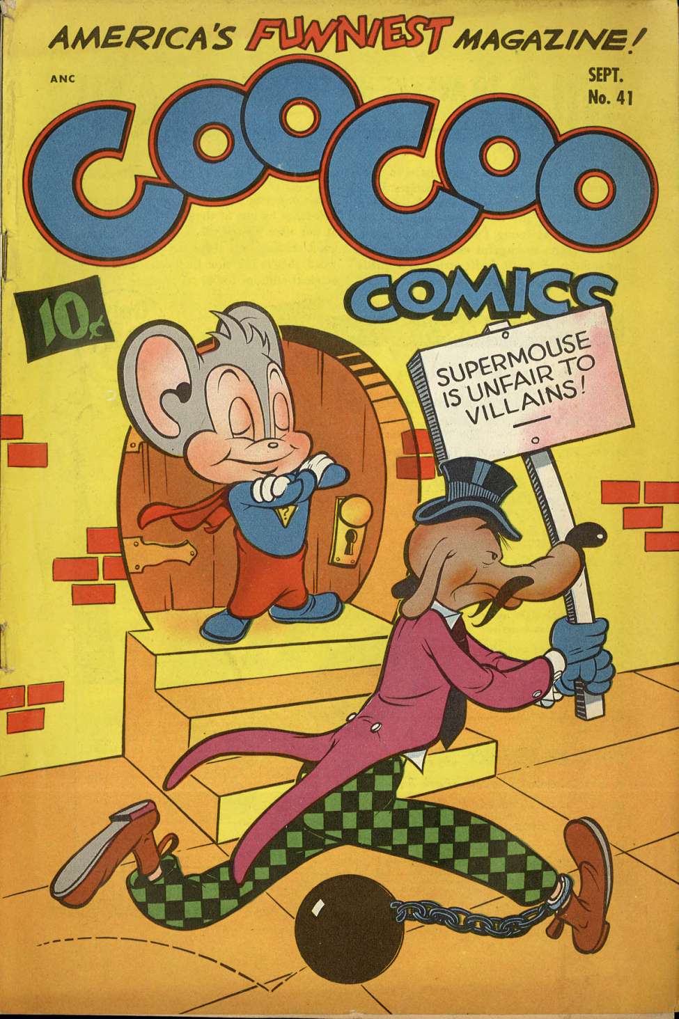 Comic Book Cover For Coo Coo Comics 41