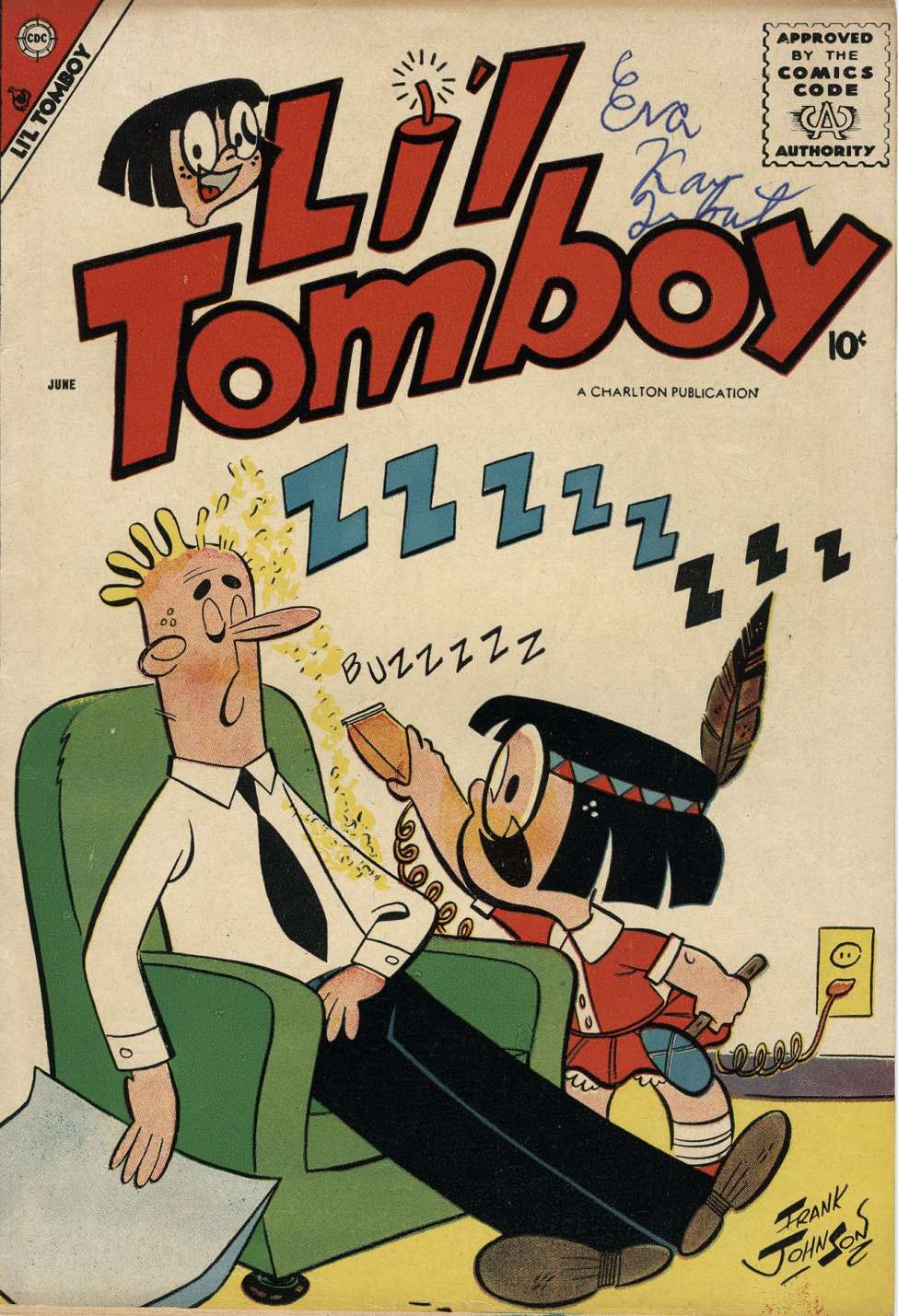 Comic Book Cover For Li'l Tomboy 99 (alt) - Version 2