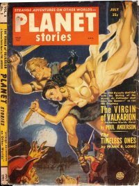 Large Thumbnail For Planet Stories v5 1 - The Virgin of Valkarion - Poul Anderson