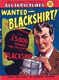 Large Thumbnail For Super Detective Library 103 - Wanted Blackshirt