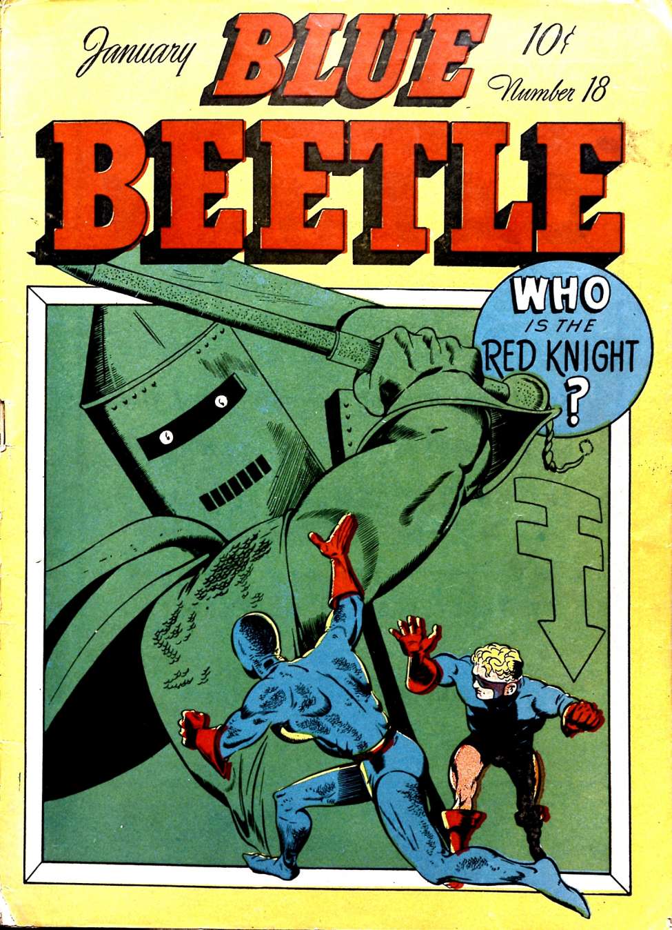 Comic Book Cover For Blue Beetle 18