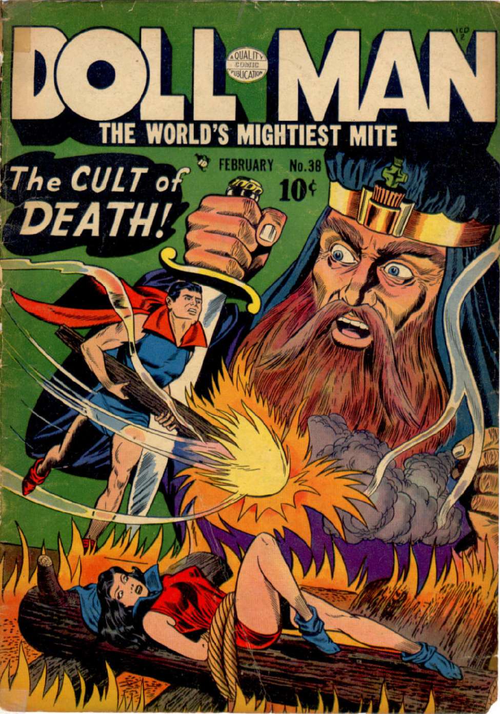Comic Book Cover For Doll Man 38