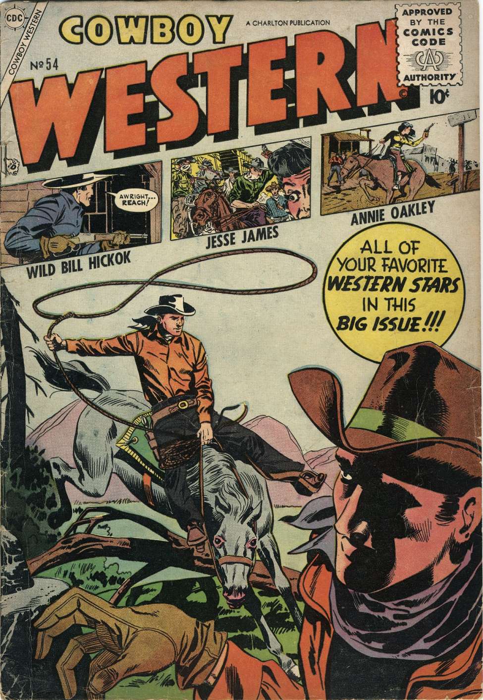 Comic Book Cover For Cowboy Western 54