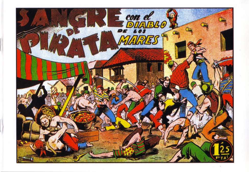 Comic Book Cover For El Diablo de los Mares 30 - Sangre de Pirata