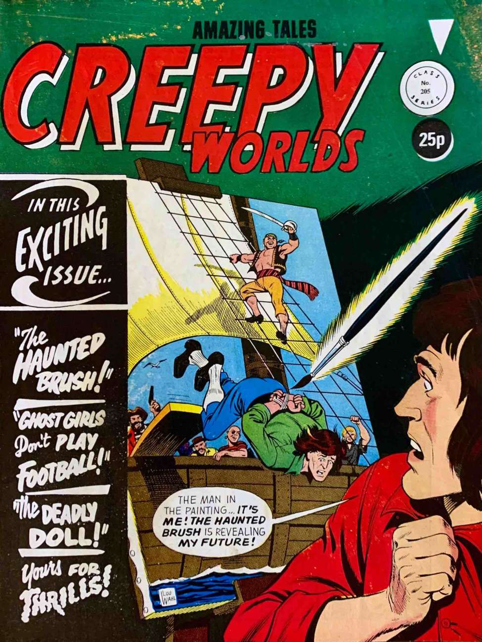 Book Cover For Creepy Worlds 205