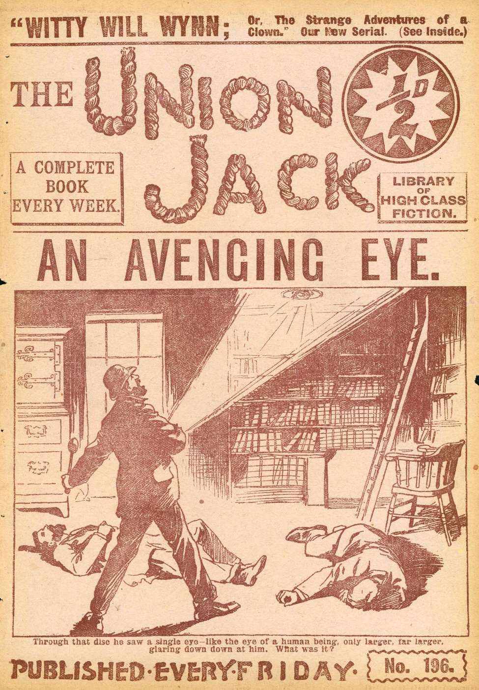 Book Cover For The Union Jack 196 - An Avenging Eye