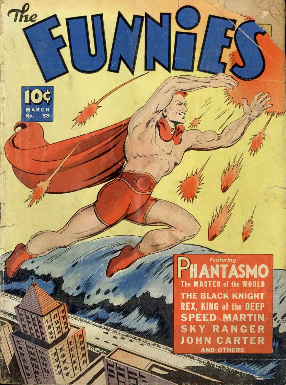 Comic Book Cover For The Funnies 53