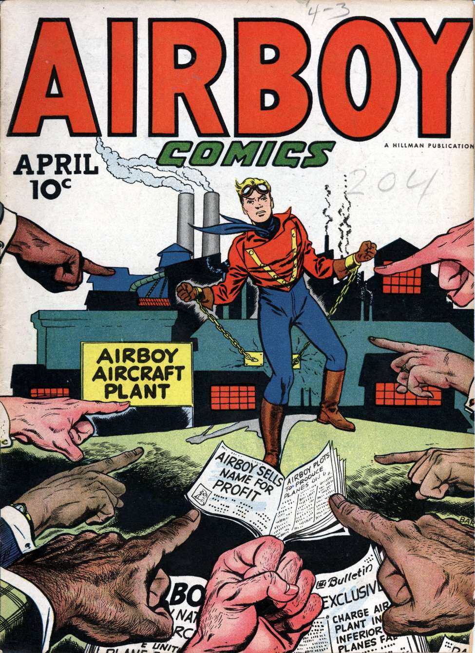 Comic Book Cover For Airboy Comics v4 3