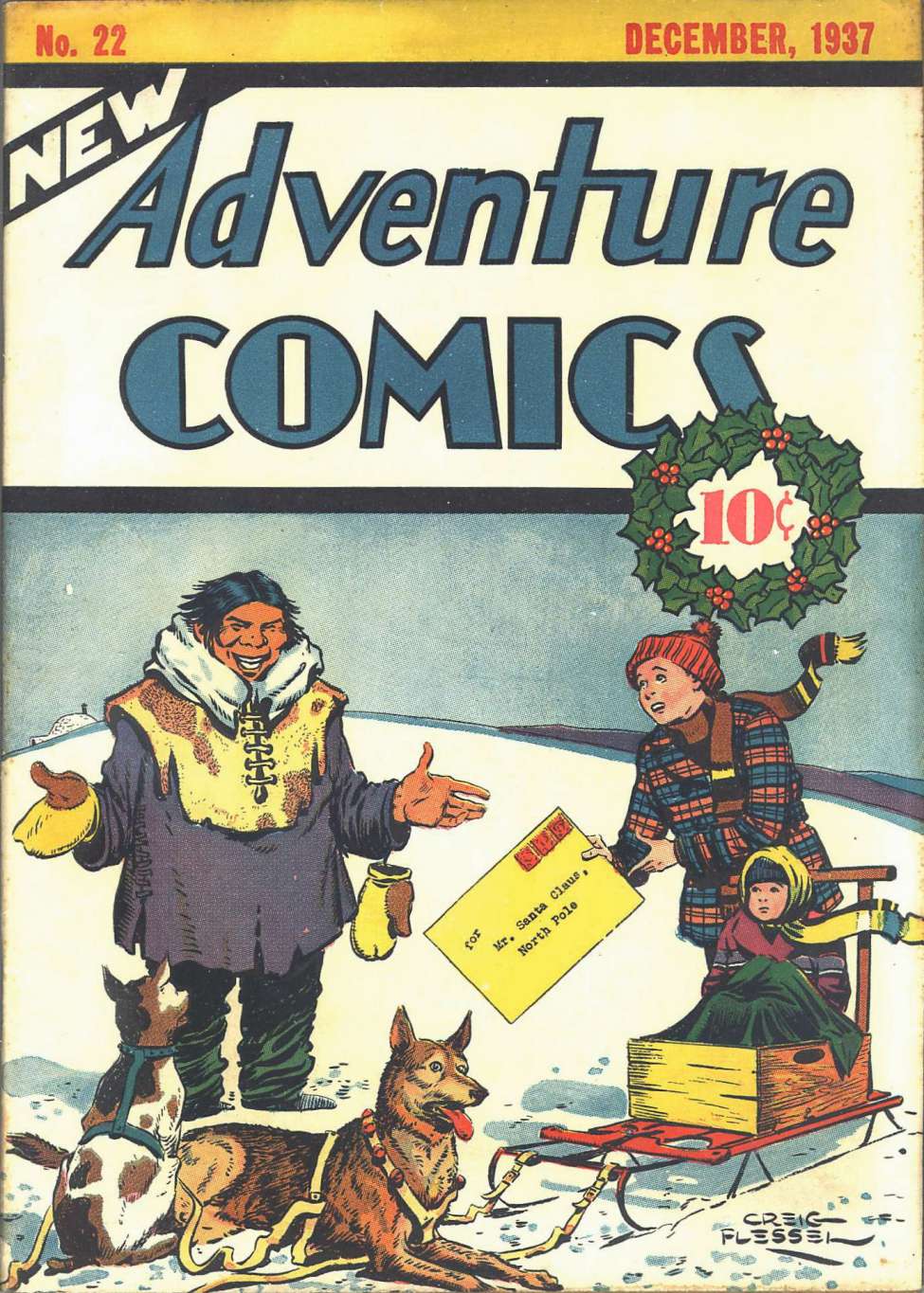 Book Cover For New Adventure Comics 22 (fiche)
