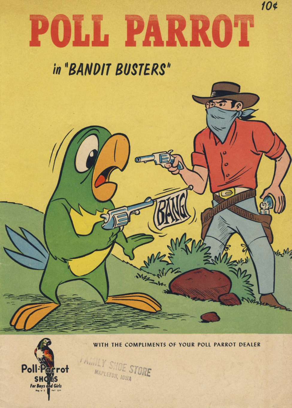 Comic Book Cover For Poll Parrot 5 - Bandit Busters