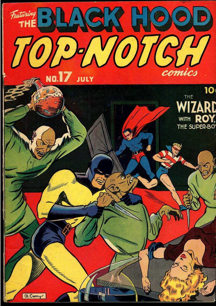 Comic Book Cover For Top Notch Comics 17