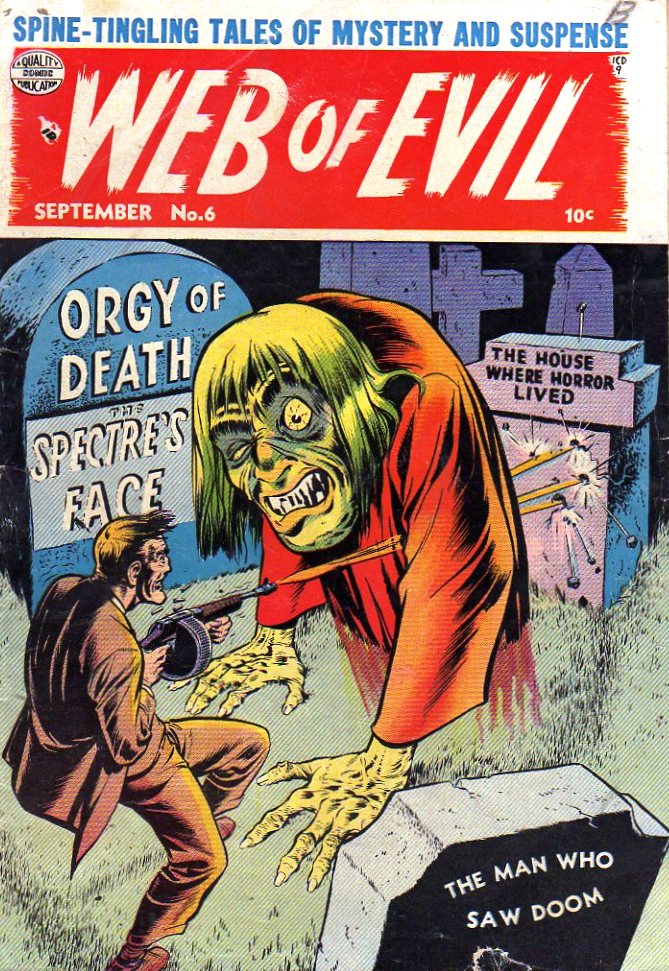 Comic Book Cover For Web of Evil 6