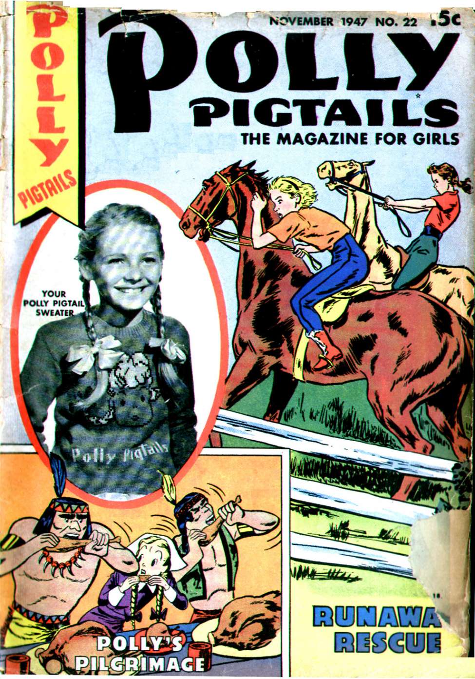 Comic Book Cover For Polly Pigtails 22