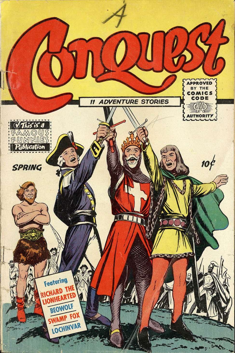 Comic Book Cover For Conquest 1