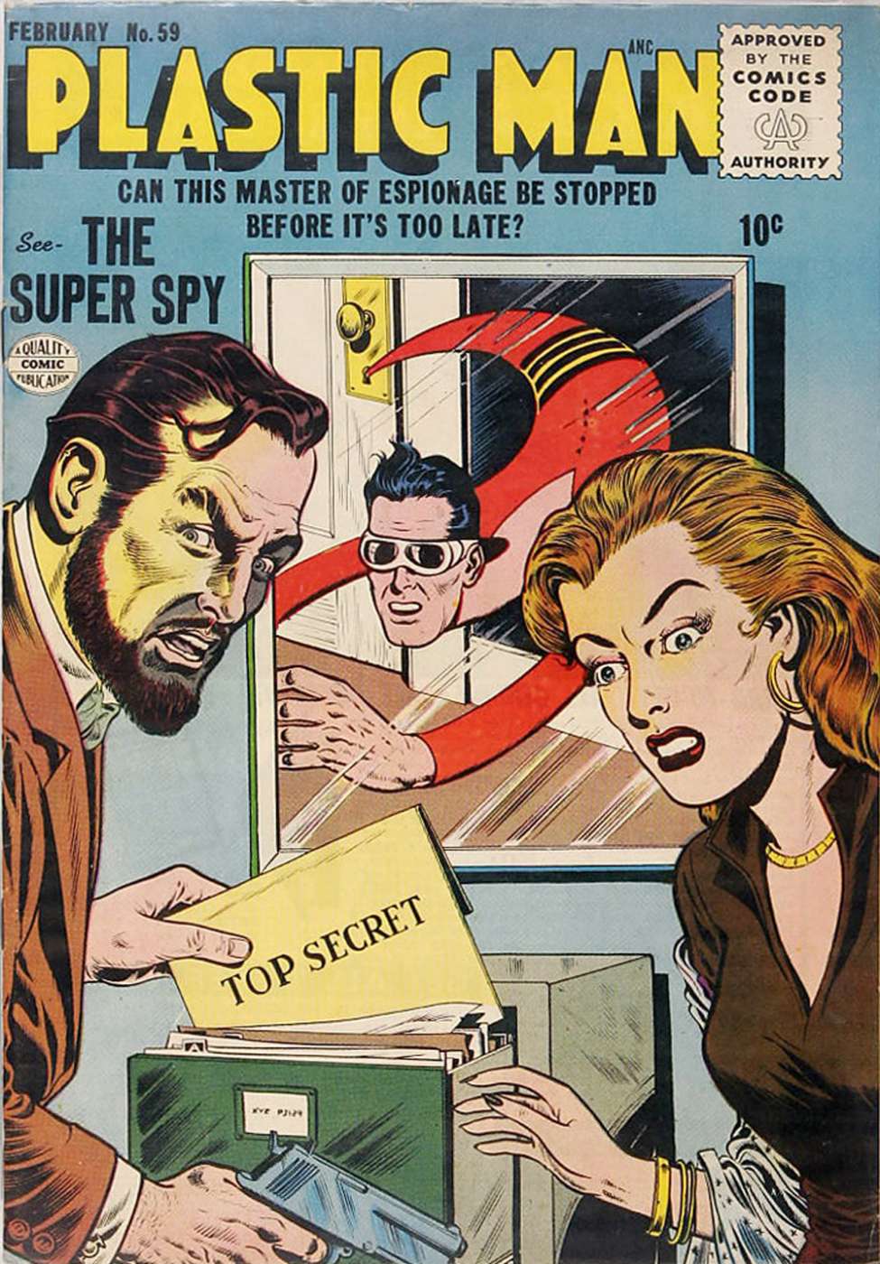 Comic Book Cover For Plastic Man 59