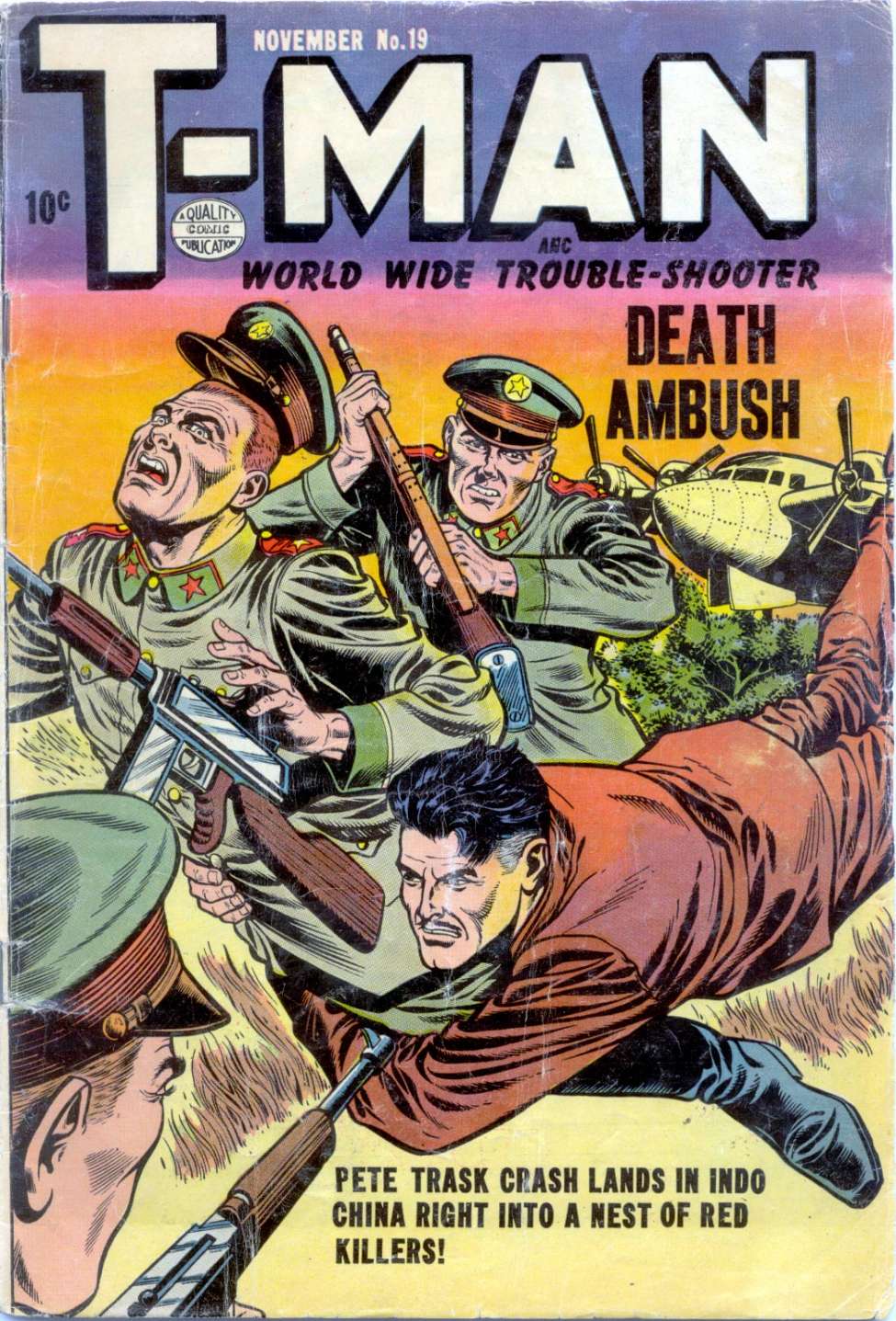 Comic Book Cover For T-Man 19
