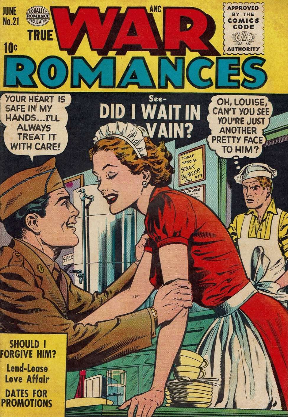 Book Cover For True War Romances 21