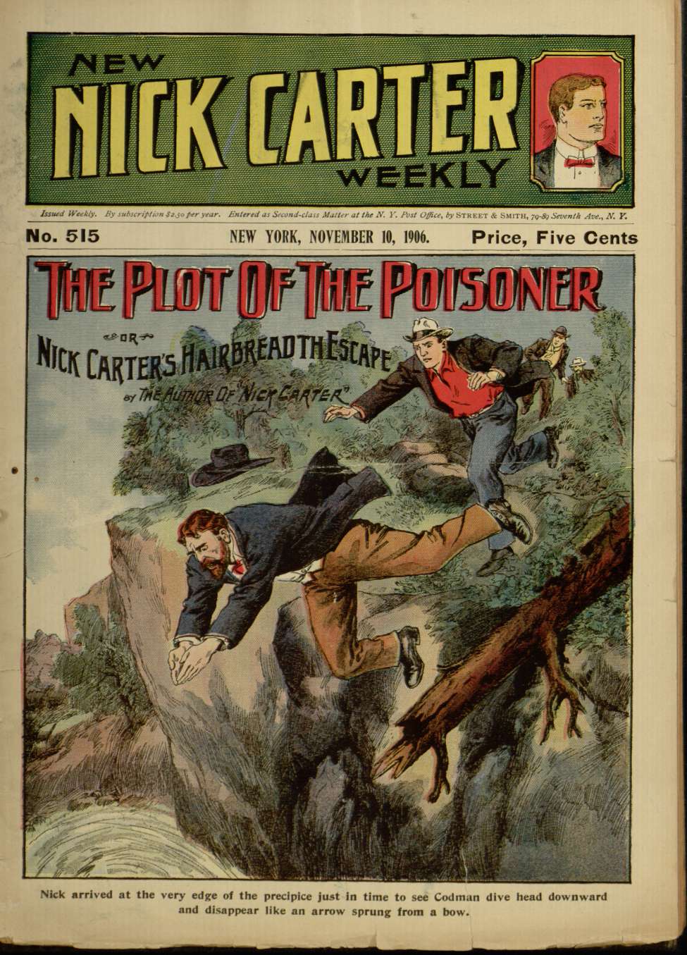 Book Cover For Nick Carter Weekly 515 - The Plot of the Poisoner