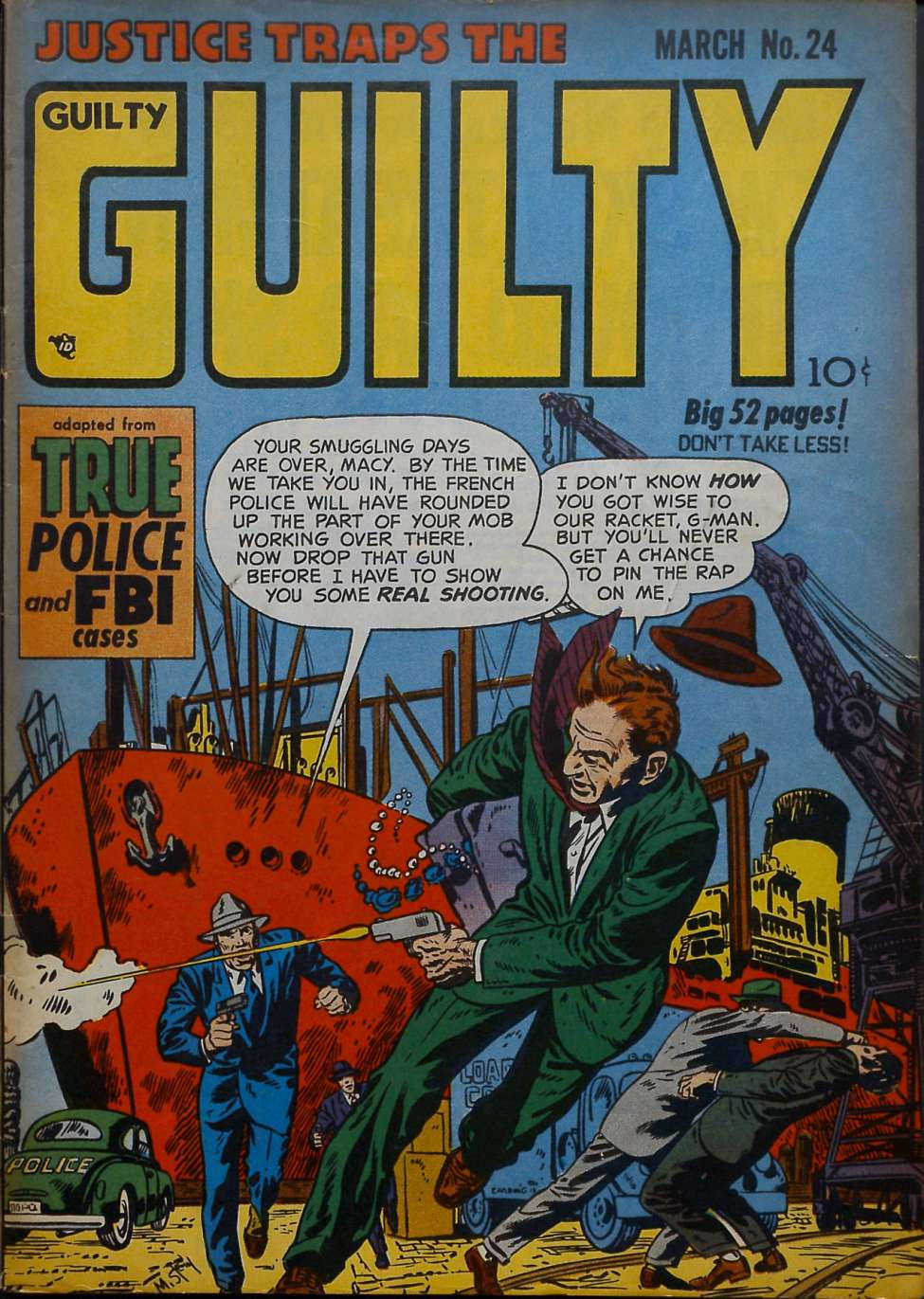 Comic Book Cover For Justice Traps the Guilty 24