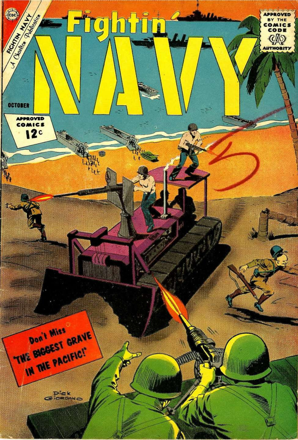 Comic Book Cover For Fightin' Navy 106