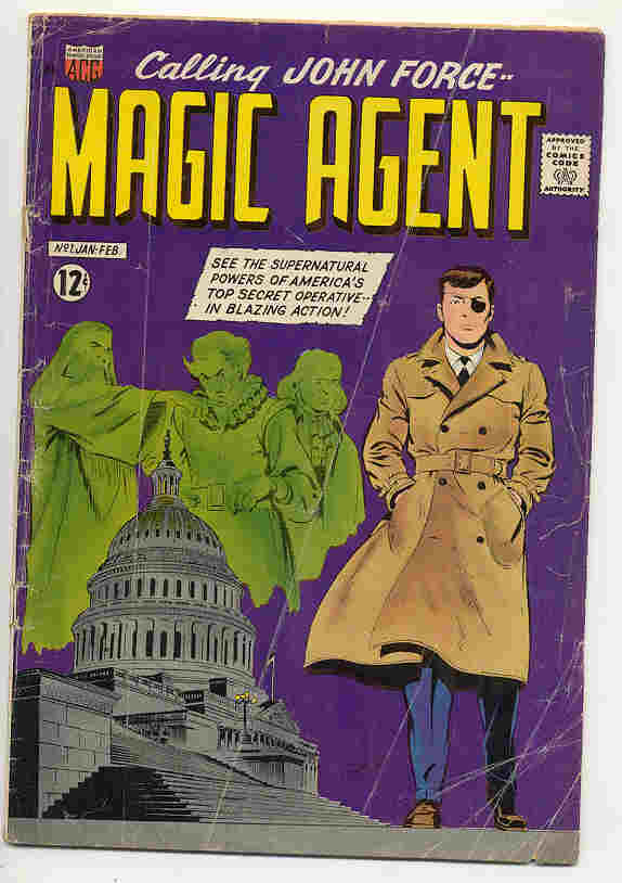 Comic Book Cover For Magic Agent 1
