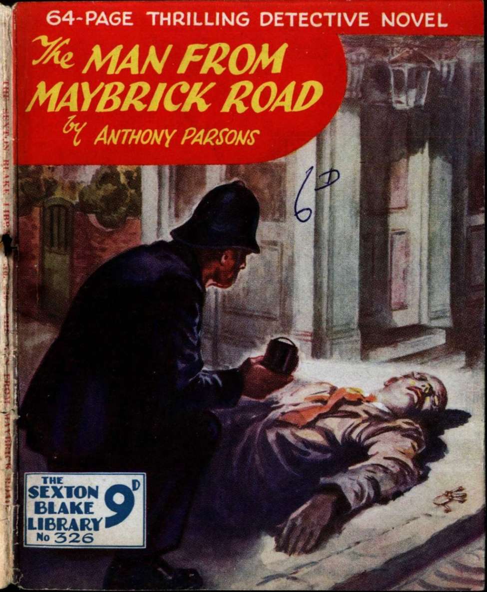 Book Cover For Sexton Blake Library S3 326 - The Man from Maybrick Road