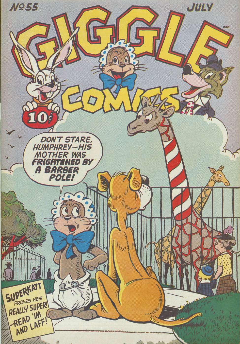 Book Cover For Giggle Comics 55