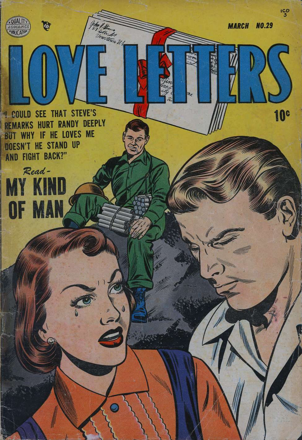 Comic Book Cover For Love Letters 29