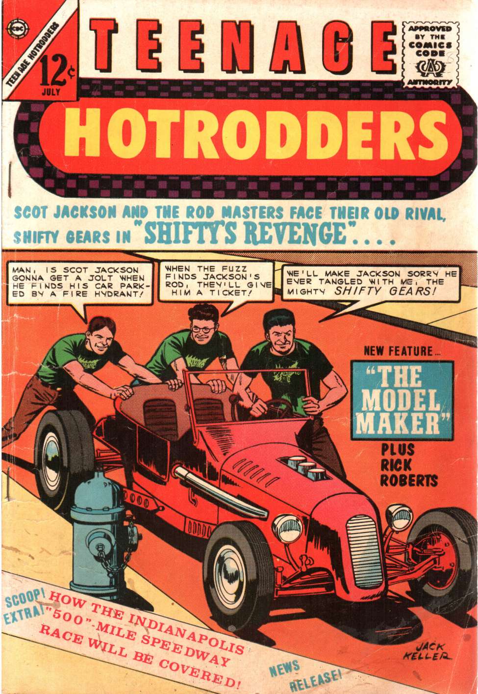 Comic Book Cover For Teenage Hotrodders 8