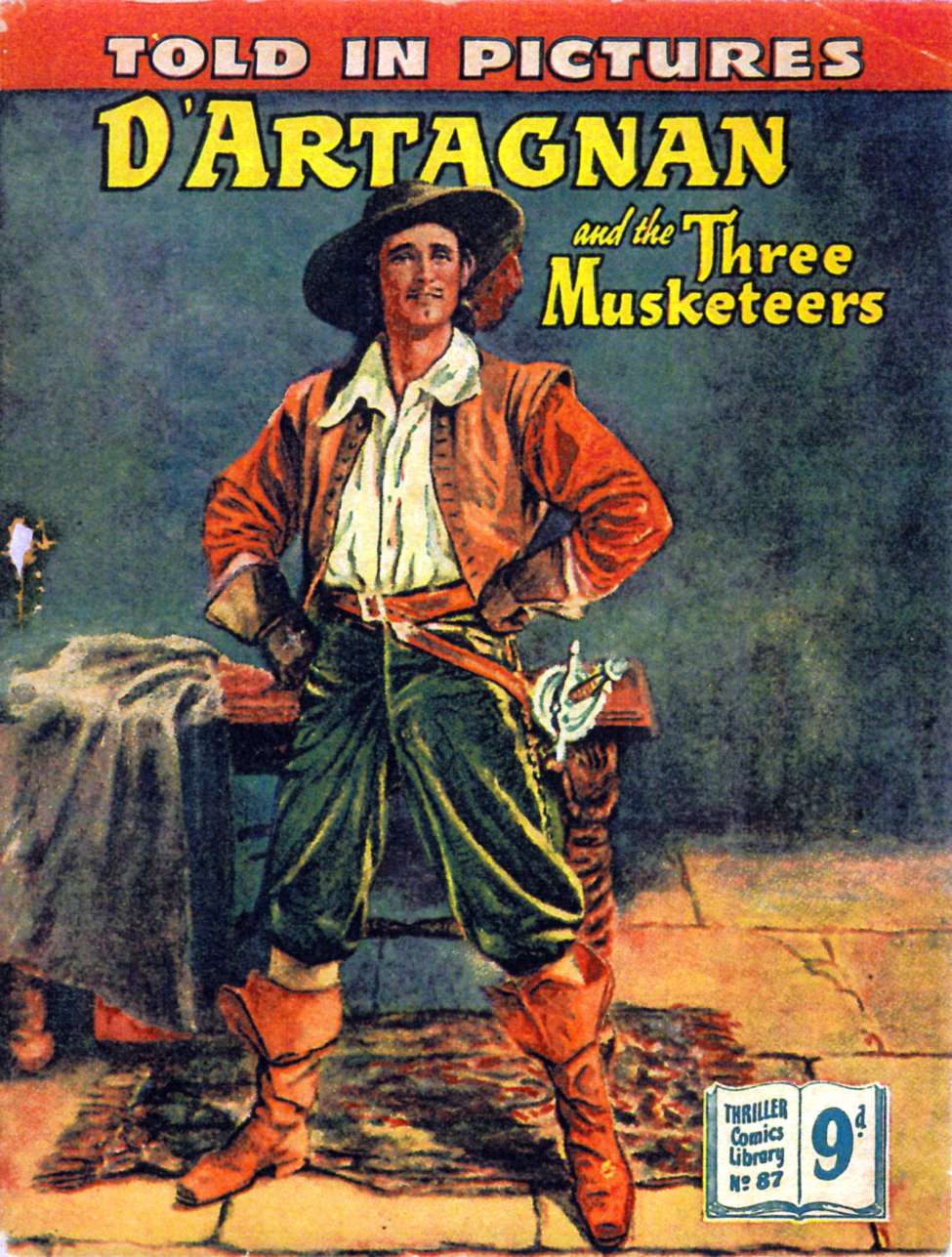 Book Cover For Thriller Comics Library 87 - D'artagnan and the Three Musketeers