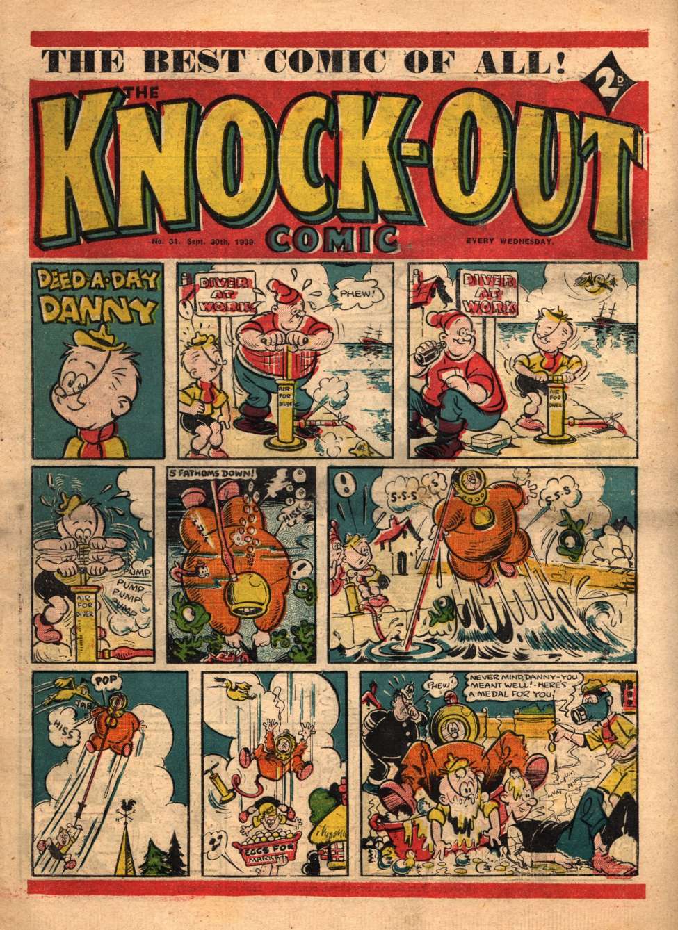 Comic Book Cover For Knockout 31