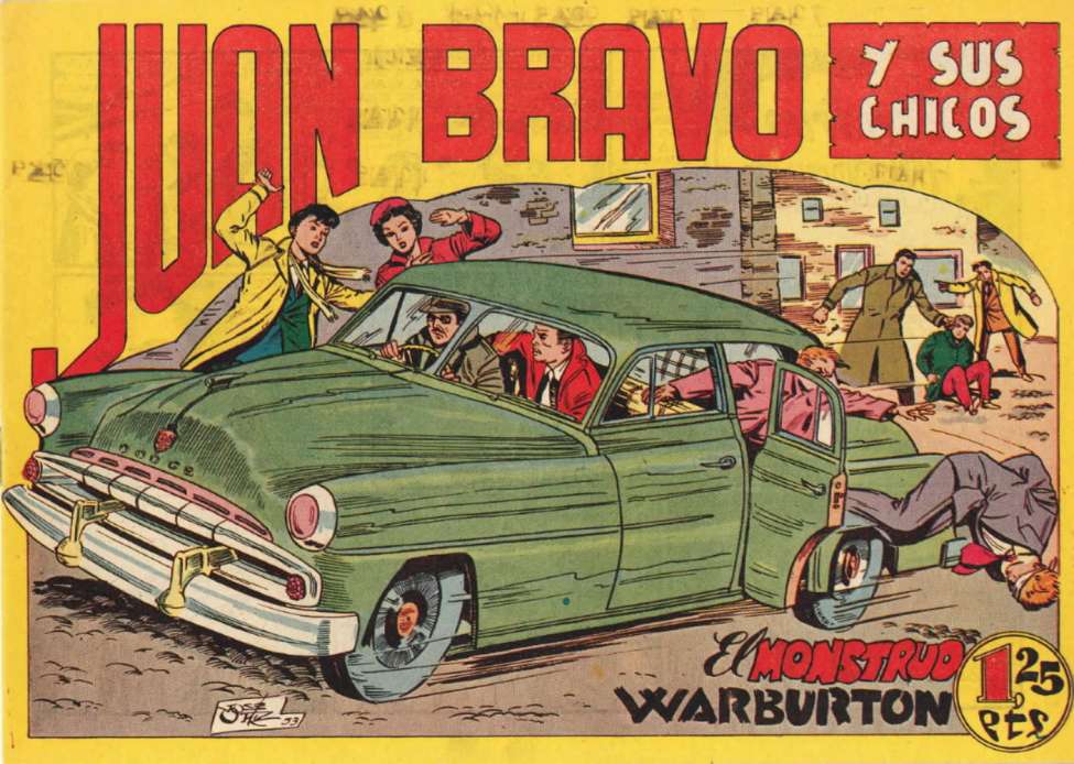 Comic Book Cover For Juan Bravo 22 - El Monstruo Warburton