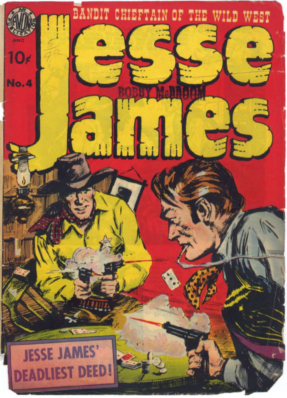 Comic Book Cover For Jesse James 04 - Version 1