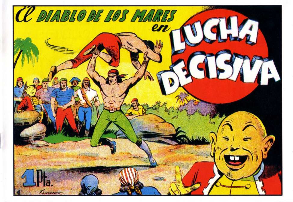 Comic Book Cover For El Diablo de los Mares 4 - Lucha Decisiva