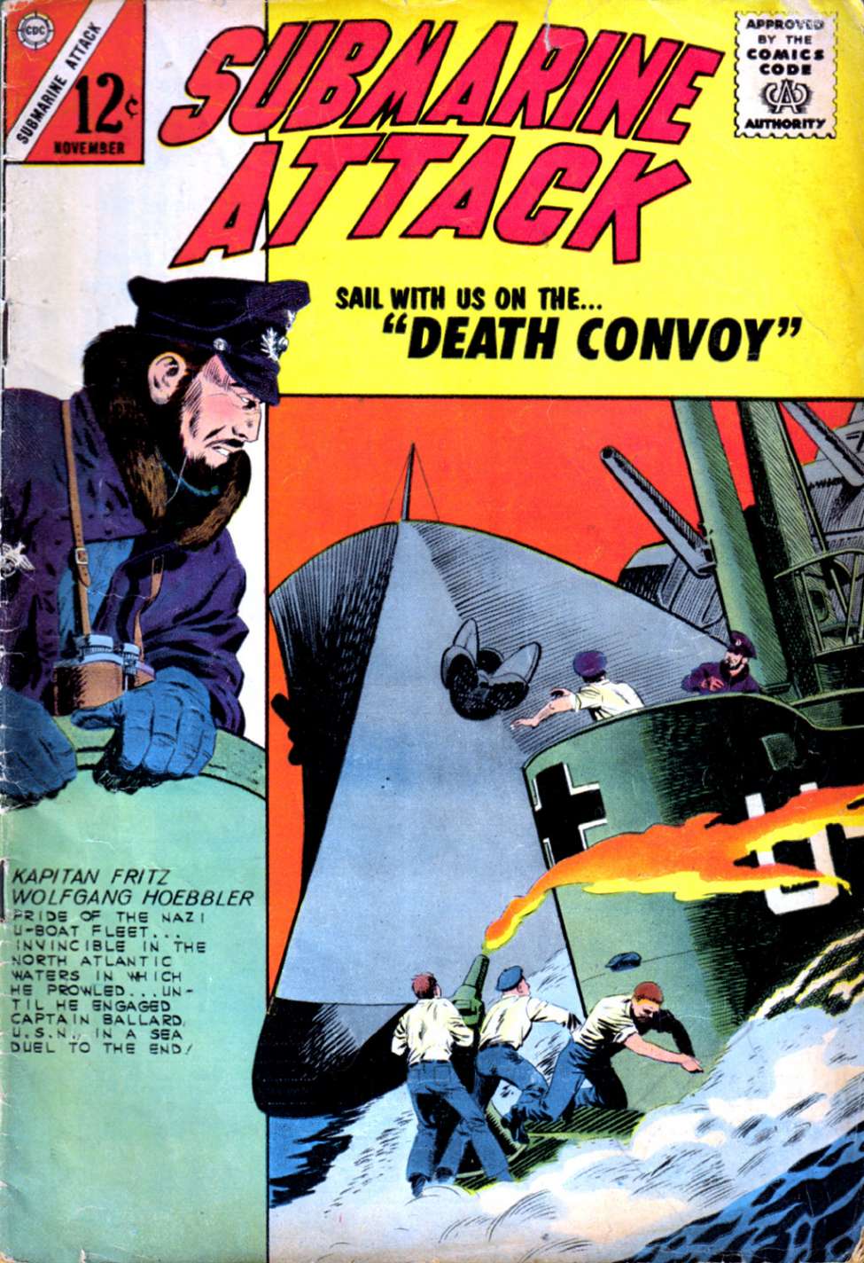 Comic Book Cover For Submarine Attack 42