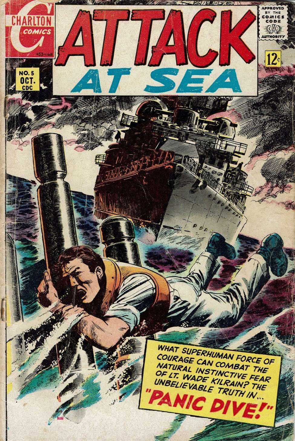 Comic Book Cover For Attack at Sea 5