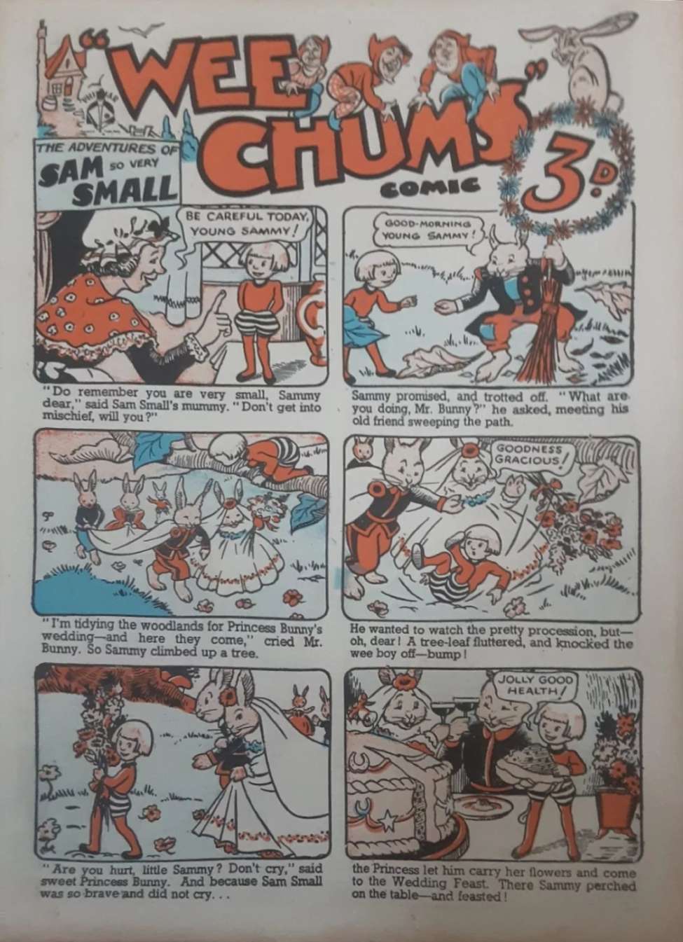 Book Cover For Wee Chums Comic