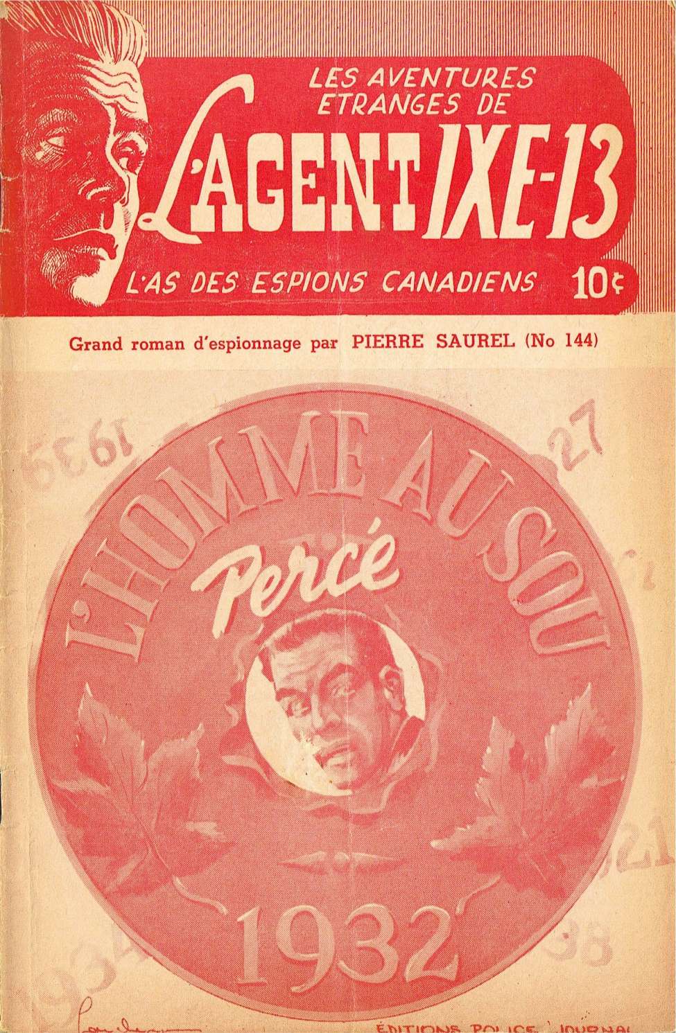 Book Cover For L'Agent IXE-13 v2 144 - L'homme au sou percé